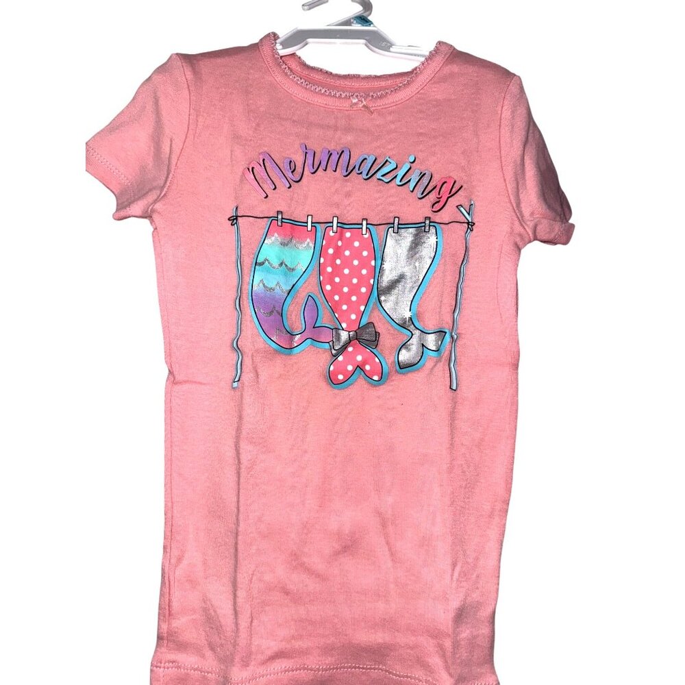 Kids Headquarters "Mermazing" 2-Piece Pajama Set & 2-Piece Graphic Set Size 7 10 - Picture 2 of 6